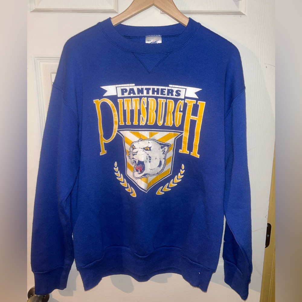 Vintage Pittsburgh Panthers Bike Sweatshirt